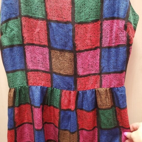 100% Silk Dress Leona by Lauren Leonard Size 6 - Y2K - Picture 4 of 10